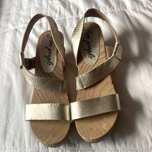 Free people clog sandals size 39
